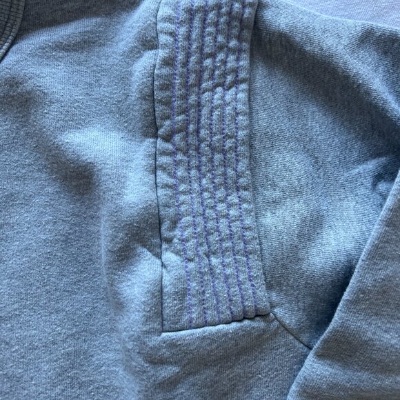 Clare V. Channel Quilted Crew Neck Sweatshirt - Picture 8 of 10